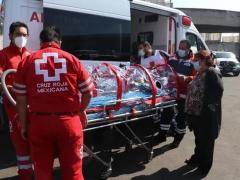 La Cruz Roja utilizará una cápsula de seguridad para trasladar a los pacientes que requieran hospitalización. Fotografía: Milenio.