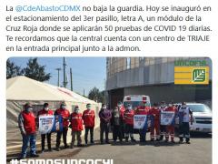 Comunicado de la Unión de Comerciantes en Frutas, Legumbres, Abarrotes y Locales Comerciales de la Central de Abasto de la Ciudad de México A.C.