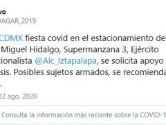 Denuncia en Twitter.