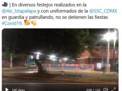 Publicación de denuncia en Twitter.
