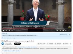 Nota acerca de repunte de casos COVID en CdMx y Edomex.