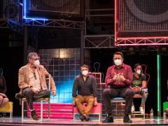 Actores en un teatro. Fotografía El Universal.