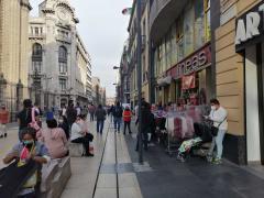 Calle Madero, Centro Histórico, CdMx. Fotografía: Leonardo Lugo.