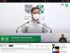 Nota sobre situación de la pandemia en CdMx.
