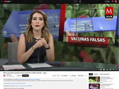 Publicación de nota sobre falsas vacunas.