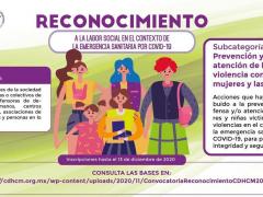 Invitación para participar en el reconocimiento a la labor social en el contexto de la emergencia sanitaria por COVID-19.