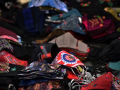 Cubrebocas de tela con diferentes estampados. Fotografía: Martha Patricia Leguízamo Rodea