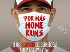 “Por más home runs”, cartel del Consejo de la Comunicación.