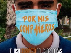 “Por mis compañeros”, cartel del Consejo de la Comunicación.