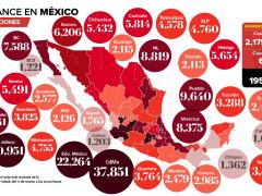 La semana epidemiológica con más muertes en el país se registró del 17 al 23 de enero de 2021.