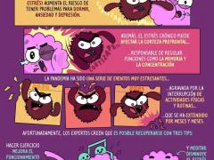 Infografía Podrías tener un cerebro pandémico, por Pictoline.