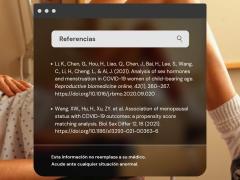 Referencias usadas para la elaboración de la infografía. Med.Jaque.