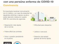 Infografía que indica tener comunicación con médico y, en caso de que los síntomas se agraven deben acudir a recibir atención médica en un hospital. Star Médica.