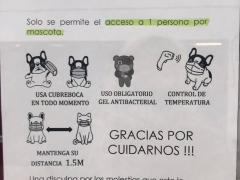 Infografía Estimado cliente, Animalitos, Colonia Independencia, CdMx. Fotografía: Gloria Elisa Melgarejo García.