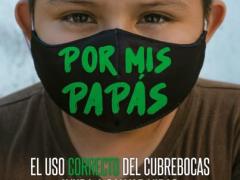 Póster digital Por mis papás. Consejo de Comunicación Voz de las Empresas.