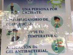 Infografía Protocolo de Acceso COVID-19, Hospital Veterinario de Especialidades Neuro Vet. Fotografía: Gloria Elisa Melgarejo García.