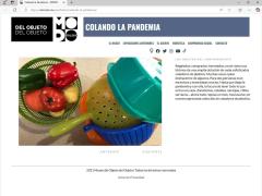 Colando la pandemia, Exposición Los objetos del confinamiento, Museo del Objeto del Objeto.