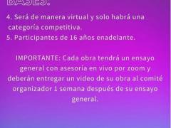 Convocatoria Festival Habima. Instagram Festival Habima.