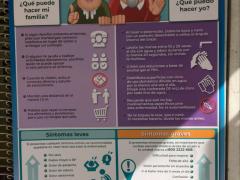 Infografía Prevención del COVID-19 en adultos mayores, en alcaldía Iztacalco. Fotografía: Stephanie Romero Faz
