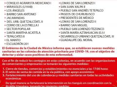 Cartel digital Colonias de Atención Prioritaria en Iztapalapa. Facebook: Alcaldía Iztapalapa.