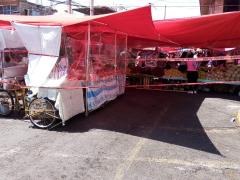 Medidas de sanidad en tianguis. Fotografía: Facebook Alcaldía Iztapalapa.