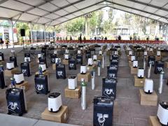 250 concentradores de oxígeno para la Alcaldía de Iztapalapa