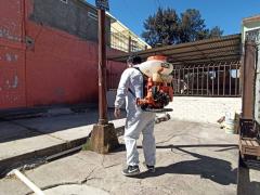 Brigadas de sanitización. Fotografía: Alcaldia Iztapalapa.