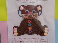 Dibujo de Cuidadoso 1 (niña de 10 años). Fotografía: David Alonso Vargas Melgarejo
