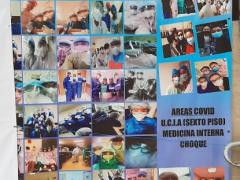 Lona agradecimiento a personal médico del Hospital GEA 2