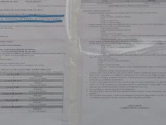 Comunicado sobre orden y requerimientos para la entrega de libros, escuela primaria "Fray Melchor de Talamantes". Fotografía: David Alonso Vargas Melgarejo.