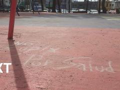 No escupir por salud, Tlatelolco. Fotografía: Facebook Unidos por Tlatelolco.