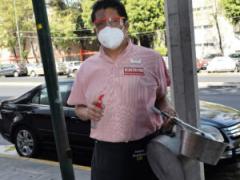 Trabajadores de Potzollcalli, realizaron protesta “Cacerolazo, Abrimos o Morimos”, Plaza Tlatelolco, CDMX.