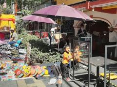 Restaurantes trabajan bajo medidas preventivas, "El buen taco", Centro Histórico, CdMx. Fotografía: David Alonso Vargas Melgarejo.