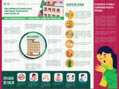 Infografía Recomendaciones para prevenir contagios por COVID-19.