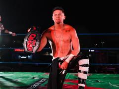 Luchador en el ring. Fotografía: Facebook DTU lucha profesional mexicana.