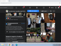 Publicación sobre reunión de autoridades municipales con empresarios transportistas sobre medidas de sanidad. Facebook Ayuntamiento Cuautitlán Izcalli.