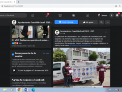 Publicación que promoeven separación de residuos sanitarios peligrosos. Facebook Ayuntamiento Cuautitlán Izcalli.