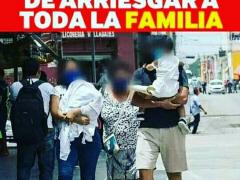 No es momento de arriegar a todos la familia. Fotografía: Intagram Coautitlan comunidad.