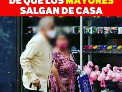 No es momento de que los mayores salgan de casa. Fotografía: Intagram Coautitlan comunidad.