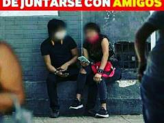 No es momento de juntarse con amigos. Fotografía: Intagram Coautitlan comunidad.