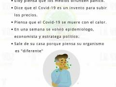 Imagen "Él es Eloy", que parodia la incredulidad de algunos ciudadanos frente a la pandemia por COVID-19. Imagen: Instagram Comunidad de Cuautitlán.