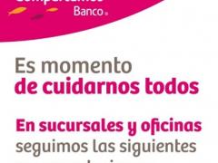 Recomendaciones seguidas en sucursales y oficinas, Compartamos Banco.