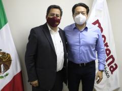 Reunión de presidentes municipales II. Fotografía: Facebook Teotihuacán 2019-2021.