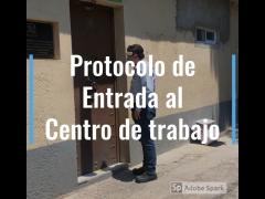 Imagen del vídeo Protocolo de Entrada al Centro de Trabajo, TF Víctor.