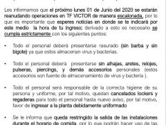 Comunicado Regreso seguro, TF Víctor y Kuo Refacciones, Naucalpan de Juárez, Estado de México.