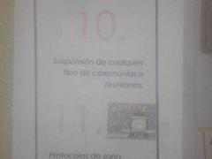 Medidas sanitarias 9, 10 y 11, Folleto "Medidas de prevención para un regreso a clases seguro", Jardín de niñoa "Juan de la Barrera", Naucalpan de Juárez, Estado de México.