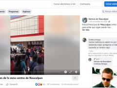 Publicación de video sobre retiro de ambulates por pandemia en Naucalpan.
