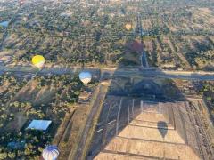 Toma aérea de Teotihuacán. Fotografía: PHICINE.