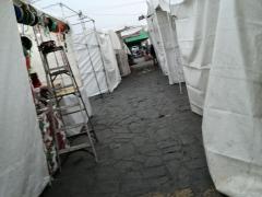 Tradicional Bazar Navideño, calle Plaza Juárez I, Teotihuacán. Fotografía: Isaías Hernández Rosales.