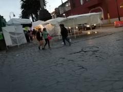 Tradicional Bazar Navideño, calle Cuauhtémoc I, Teotihuacán. Fotografía: Isaías Hernández Rosales.